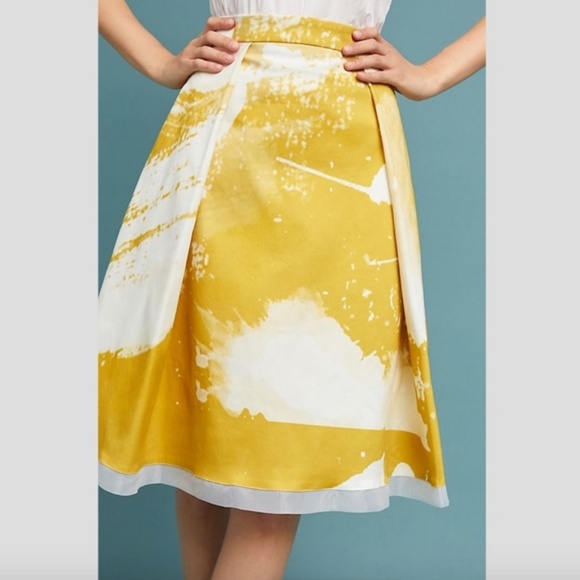 Anthropologie Painterly Skirt size 2 new with tag nwt - Picture 4 of 8